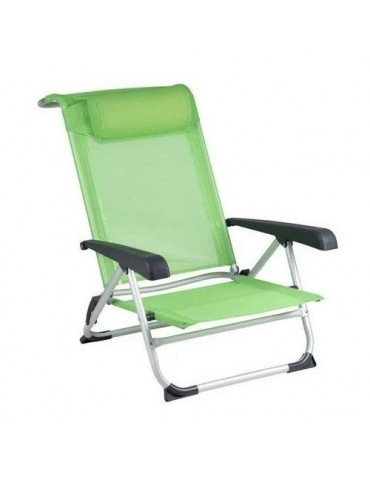 SILLA DE PLAYA ALUMINIO VERDE SAINT TROPEZ 1204794