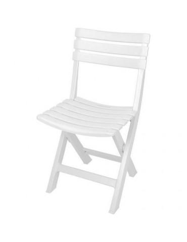 SILLA JARDIN PLEGABLE RESINA KOMODO BLANCA