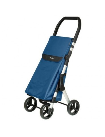 CARRO DE COMPRA 46L MUUVI UP AZUL 4 RUEDAS