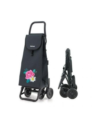 CARRO DE COMPRA NEGRO 55L G4P BLOOM C-902
