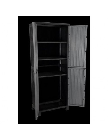 ARMARIO RESINA GRIS 3 BALDAS 171.5X68X39CM