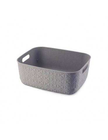 CESTA SOFTEX M 12,5L GRIS CLARO 258715