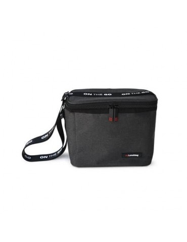BOLSA TERMICA 4 L NEGRO JASPEADA - 9100-TN