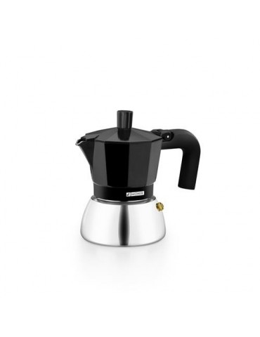 CAFETERA INDUCCION INOX NEGRA 6 TAZAS M863006