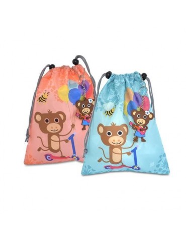 MINI MOCHILA INFANTIL JUNGLA SURTIDO AZUL/ROSA