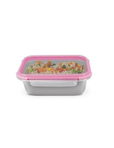 CONTENEDOR RECTANGULAR ACERO INOX 1200ML