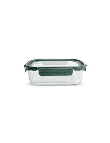 CONTENEDOR VIDRIO RECTANGULAR 1520ML C/TAPA 8583-V