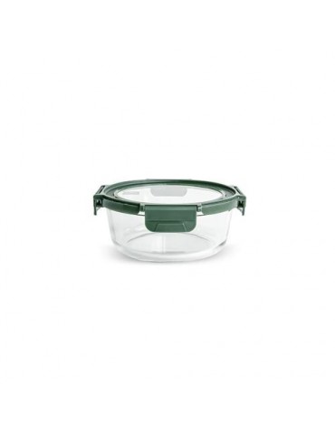 CONTENEDOR VIDRIO REDONDO 950ML C/TAPA 8589-V
