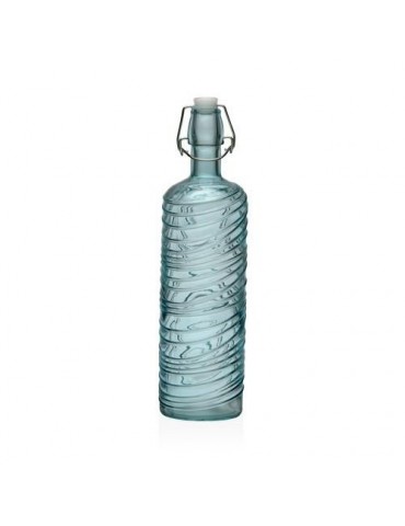 BOTELLA TURQUESA 1000ML 8.2X8.2X30.6CM 22500087