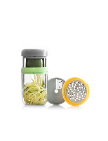 CORTADOR/RALLADOR VERDURAS ESPIRAL C/RECETAS