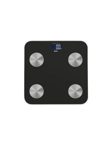 BASCULA BAÑO ANALIZADOR DATOS NEGRO HBAS1155
