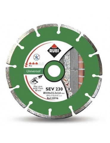 DISCO DIAMANTE SEV 230 MM PRO GENERAL OBRA 25916