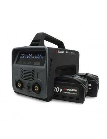 SOLDADOR SOLBAT 40V + PACK 2 BATERIAS 20V 10684