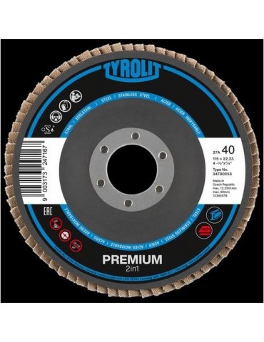 DISCO LAMINAS 2EN1 PREMIUM 27SLA 125X22,2 ZA60 725