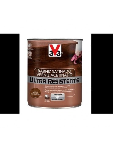 BARNIZ INT. ULTRA RESISTENTE SATIN. 250ML NOGAL