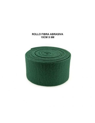 ROLLO FIBRA ABRASIVA VERDE 15CM X 6M ESTROPAJO