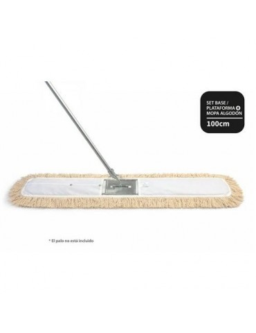 SET BASE + RECAMBIO MOPA ALGODON 100 CM
