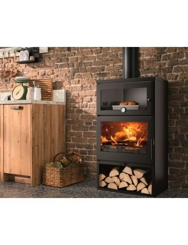 ESTUFA DE LEÑA ZAMORA ECODESIGN 7.1KW 11020