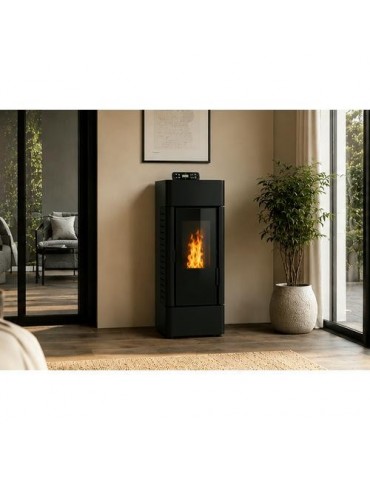 ESTUFA PELLETS XFS FIRESIDE NB-PG 6 KW NEGRO
