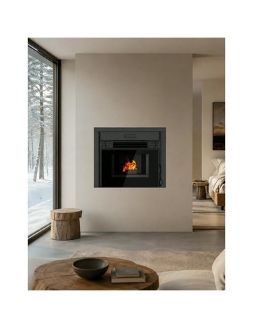 INSERT PELLETS XFS FIRESIDE P-IN9 - 9 KW NEGRO