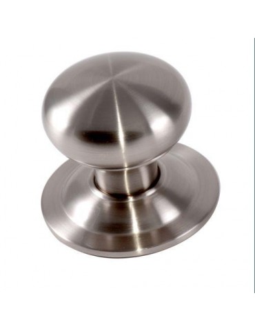 POMO PUERTA 70MM. LISO INOX 11904