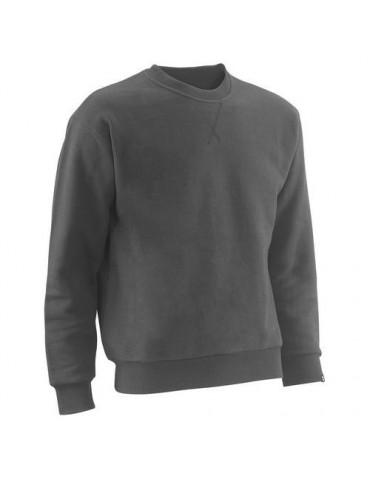 SUDADERA UNISEX GRIS ALGODON TEAM T.S