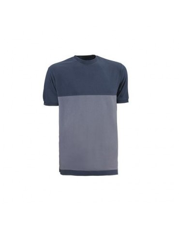 CAMISETA MANGA CORTA FENIX TRANSPI GRIS/AZUL T.XXL