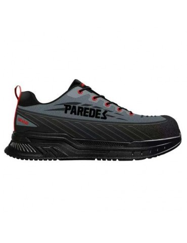 ZAPATILLA SEGURIDAD SORECA NEGRO-ROJO T.41
