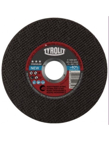 DISCO CORTE INOXIDABLE PREMIUM 115X1.6X22.23 A46R