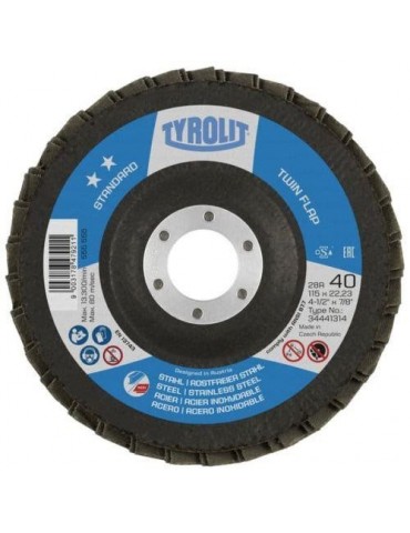 DISCO DE LAMINAS TWIN FLAP 27XLA 115X22,23 ZAZA60Q