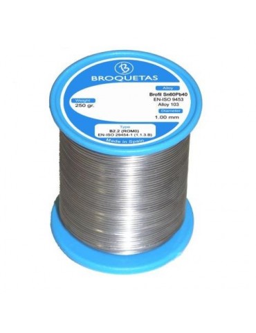 HILO SOLDAR BROFIL 60SN/40PB Ø1MM.250GR.C/FLUX