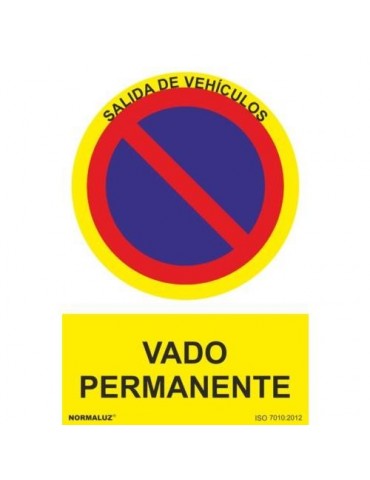 SEÑAL VADO PERMANENTE