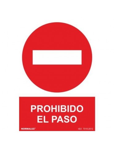 SEÑAL PROHIBIDO EL PASO