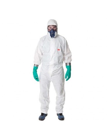 BUZO PROTECTOR DESECHABLE BLANCO T/L P4515BL