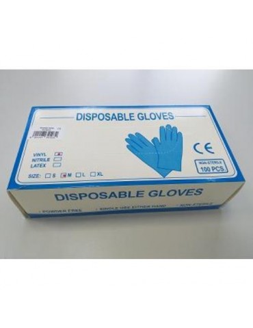 GUANTE VINILO DESECHABLE TALLA S (CAJA-100) PC4659