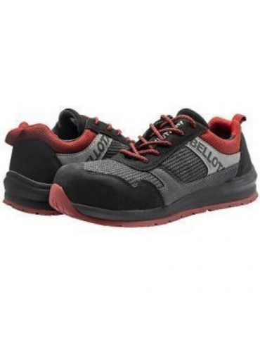 ZAPATO STREET NEGRO/ROJO 72350 BR S1P T-39