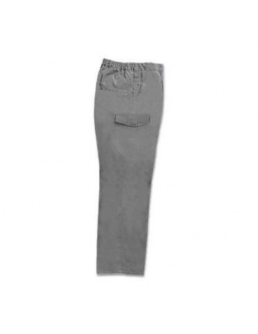 PANTALON MULTIBOLSILLOS TERGAL GRIS 58